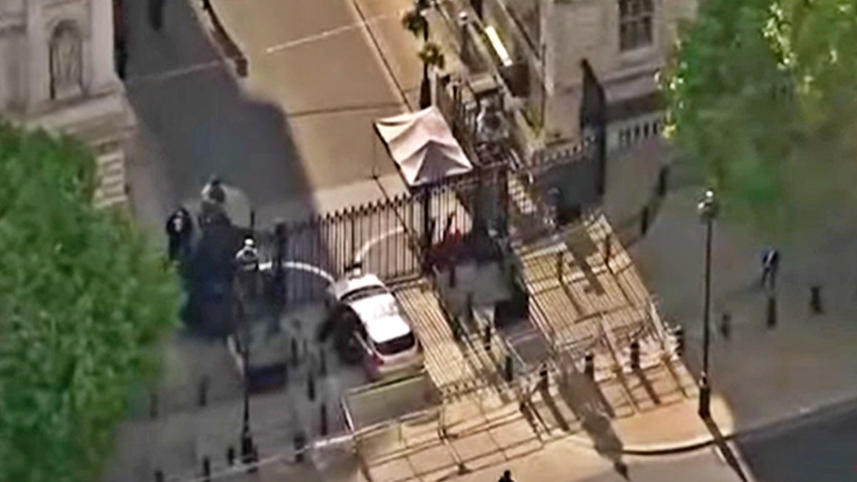 Car collided with British Prime Minister Rishi Sunak’s Downing Street residence gate, driver arrested