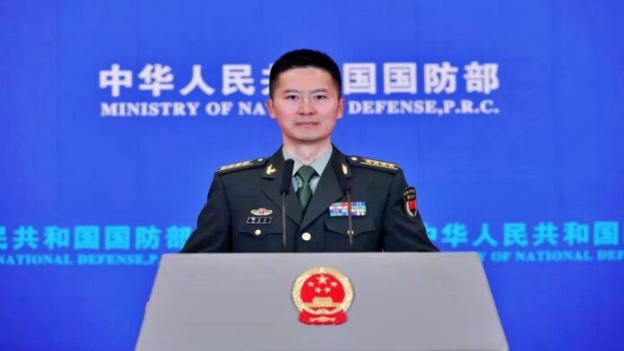 Chinese Defense Ministry spokesman Tan Kefei