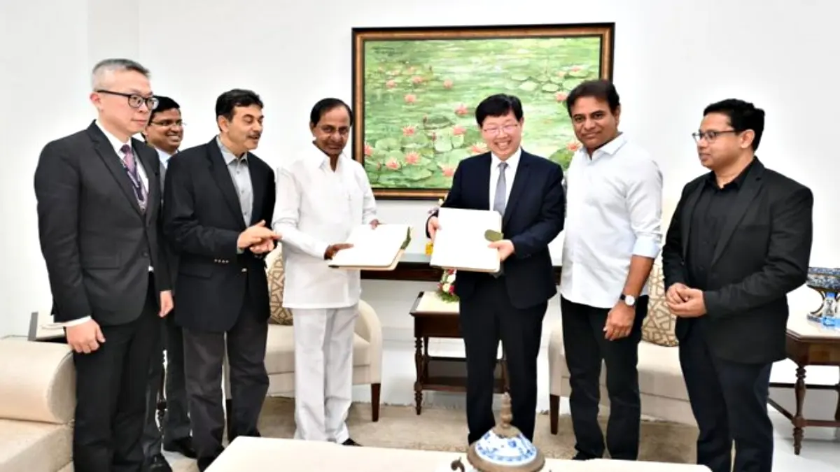 First of Foxconn’s plants in Telangana at Kongar Kalaan with investment of $500 million