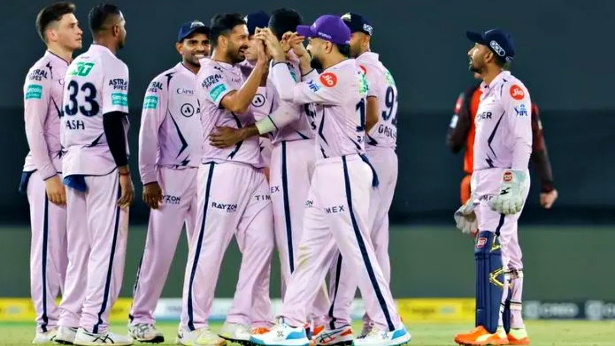 Gujarat Titans Became first team to make it to playoffs, beating Sunrisers Hyderabad by 34 runs
