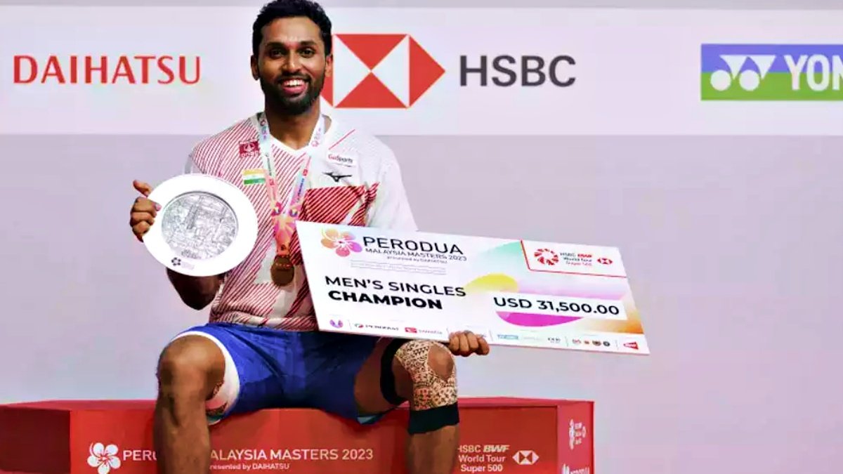 HS Prannoy creates history, becomes first Indian to win gold in men’s category at Malaysia Masters