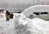 Heavy snowfall in Kashmir