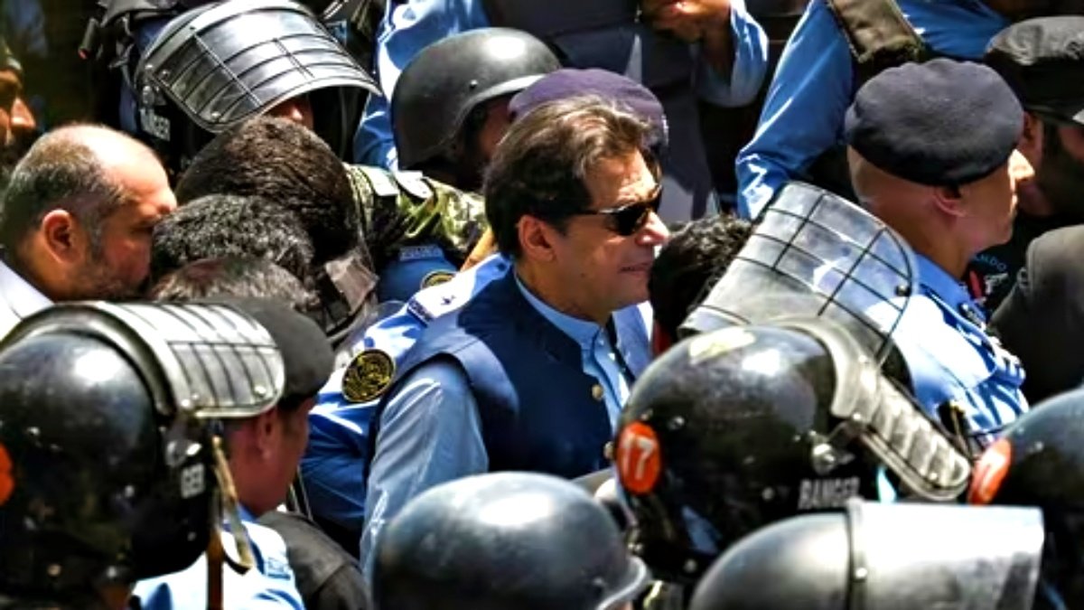 One person who is going to destroy Pakistan and that army chief said Imran Khan after getting bail