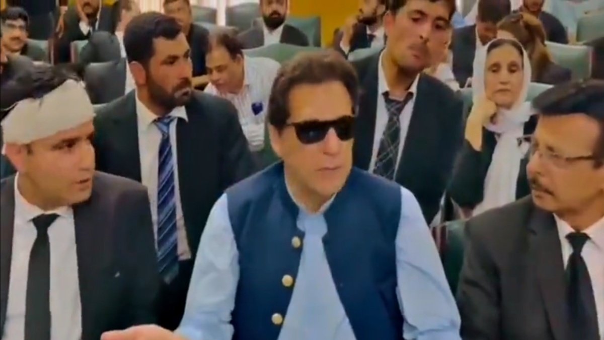 Imran Khan reached his residence in Lahore after getting bail in several cases