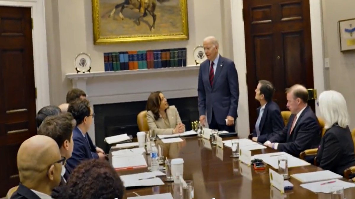 Joe Biden meets CEOs of several big companies at White House to discuss the dangers of AI