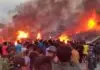 Due to recent violent clashes between tribal communities, Over 5,800 people fled to Mizoram from Manipur manipur burning