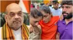 Wrestlers meet Home Minister Amit Shah, talk for 2 hours Amit Shah-wrestlers