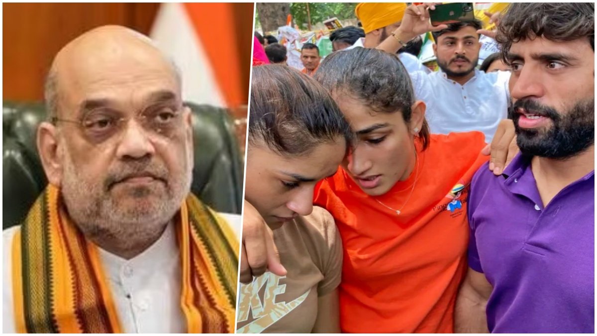 Wrestlers meet Home Minister Amit Shah, talk for 2 hours