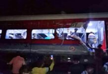 Coromandel Express collided with goods train