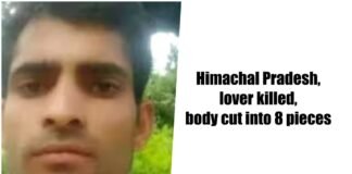 Himachal Pradesh lover killed body cut into 8 pieces