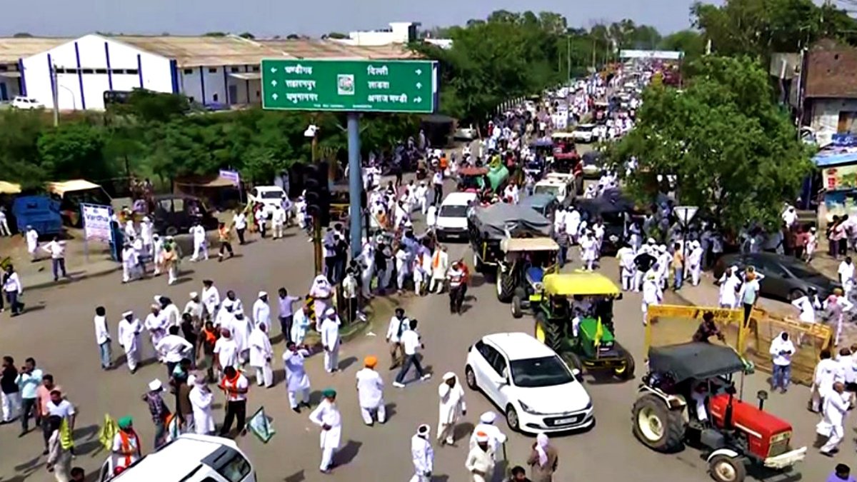 MSP demand for sunflower seeds: Talks with farmers fail, Delhi-Chandigarh National Highway still blocked