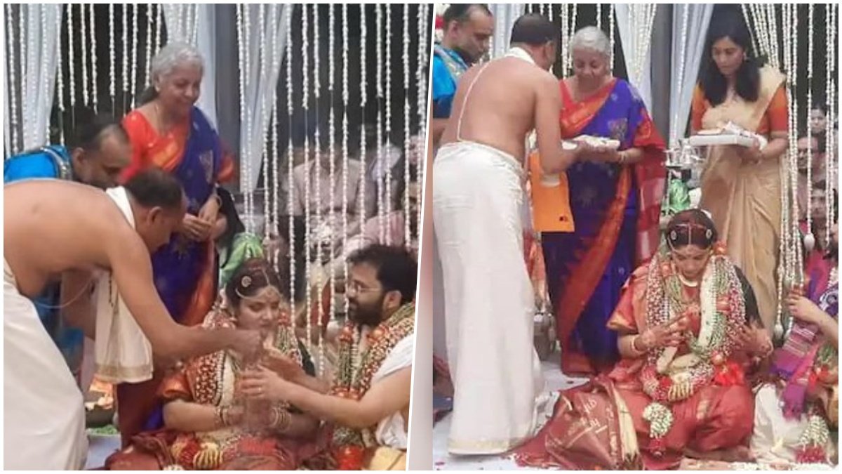 Nirmala Sitharaman’s daughter married in a simple ceremony, blessed by saints