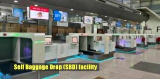 Self Baggage Drop SBD facility