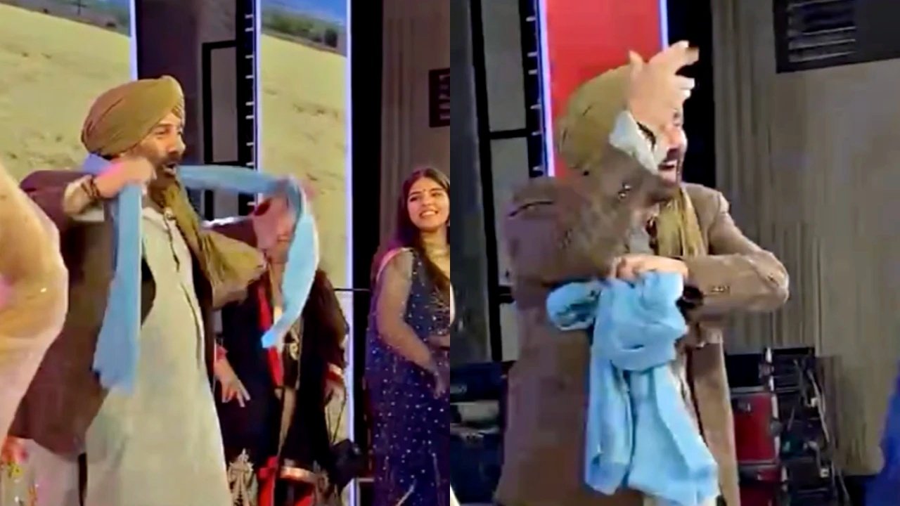 Sunny Deol became Tara Singh and danced tremendously at age 66, watch Video