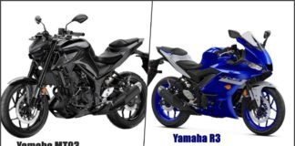 Yamaha MT03 and Yamaha R3