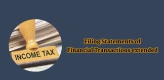filing Statements of Financial Transactions extended