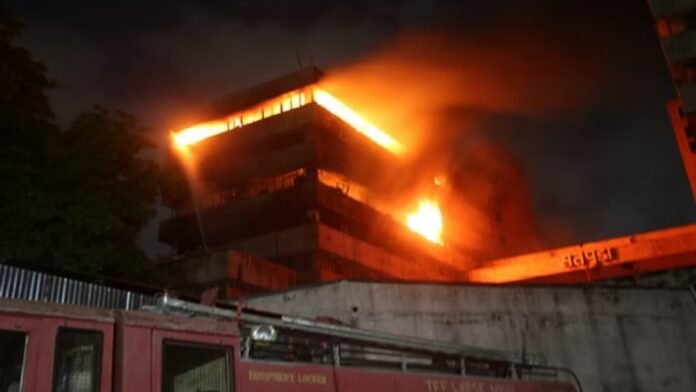 satpura Bhawan fire