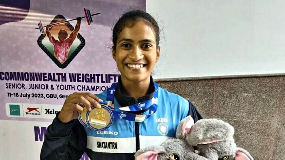 Dnyaneshwari Yadav won Gold medal in Commonwealth Weightlifting Championship