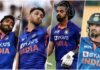 Injured Indian cricketers