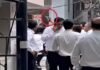 firing outside Tis Hazari court