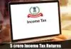 5 crore ITRs filed three days before the deadline, highest ever income tax return