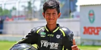13-year-old motorcycle rider Kopparam Shreyas Harish