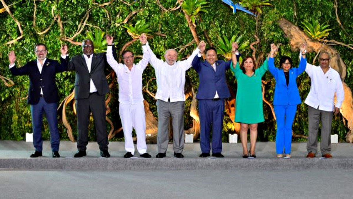 Eight countries gathered for the purpose of saving the Amazon forest