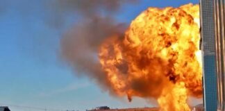 Massive explosion at gas station in Russia