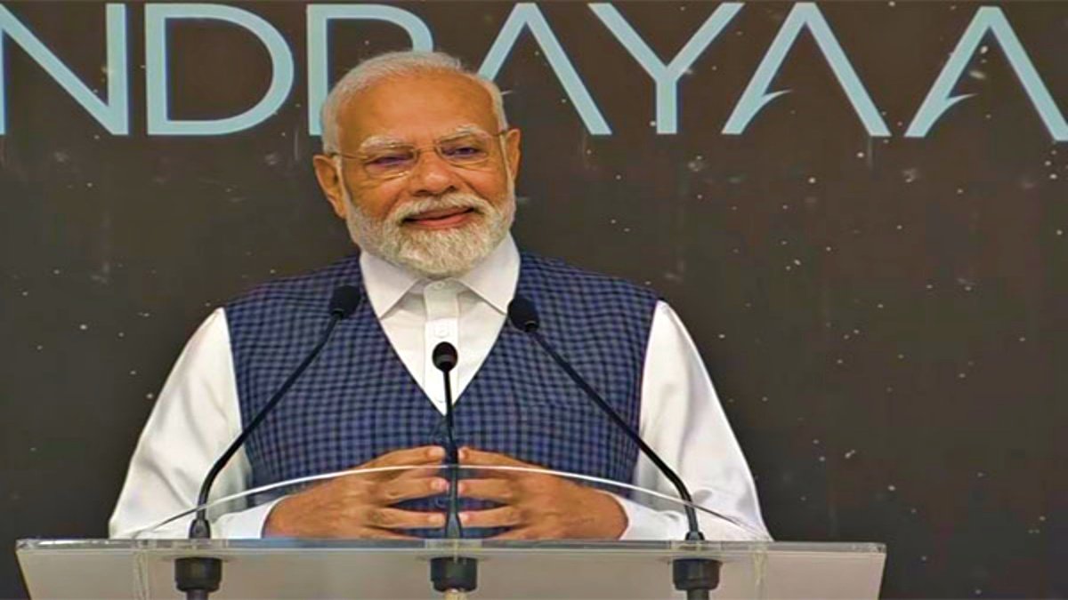 PM Modi names Vikram Lander’s landing site as ‘Shivshakti’, Chandrayaan-3’s footprints as ‘Tiranga’