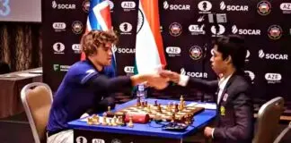 Praggnanandhaa and Carlsen