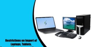 ban on imports of laptop