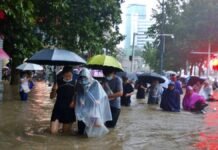 china rains