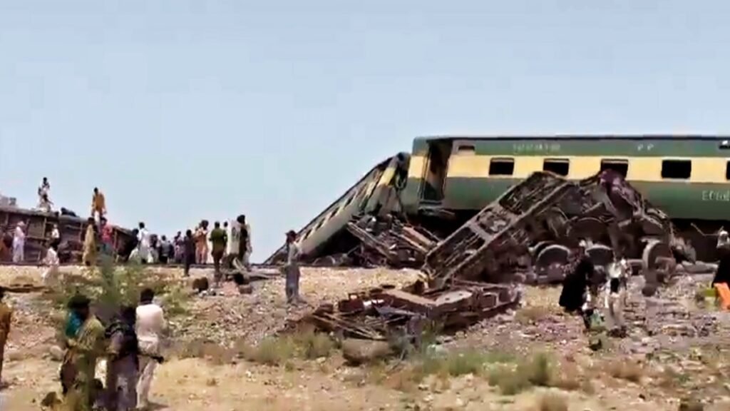 train accident in Pakistan