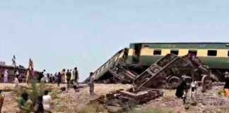 train accident in Pakistan