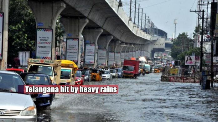 Telangana hit by heavy rains