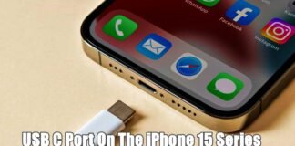 USB C Port On The iPhone 15 Series