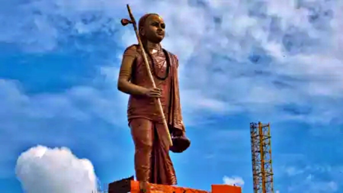 ‘Statue of Oneness’ project launched at Omkareshwar, honoring Adi Shankaracharya with a 108-feet statue