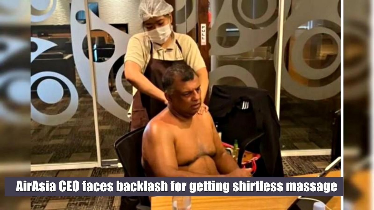 AirAsia CEO faces backlash for getting shirtless massage during virtual meeting