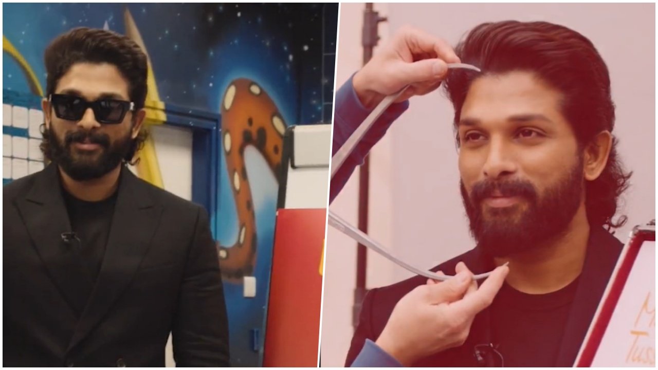 Madame Tussauds Dubai welcomes Allu Arjun for his wax statue measurement