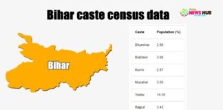 Bihar cast census data