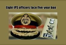 Eight IPS officers face five-year ban