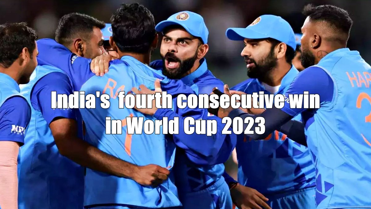 Virat Kohli’s century leads India to fourth consecutive win in World Cup 2023