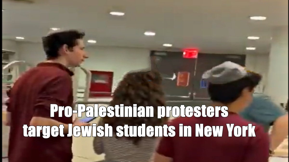 Pro-Palestinian protesters target Jewish students in New York amid Israel-Hamas war