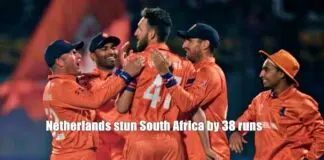 Netherlands stun South Africa by 38 runs