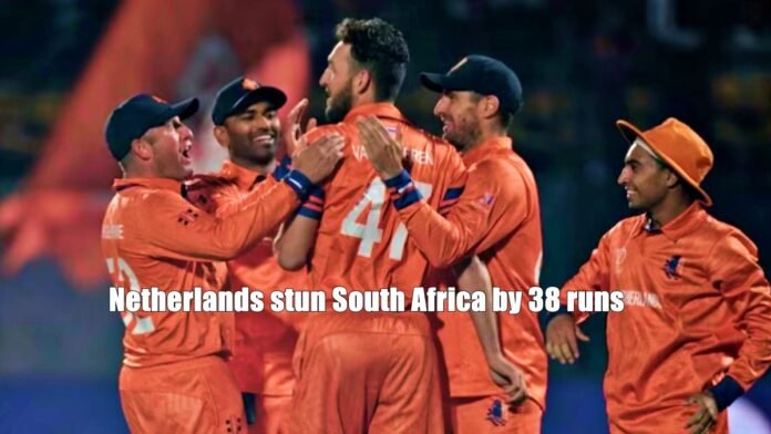 Netherlands stun South Africa by 38 runs