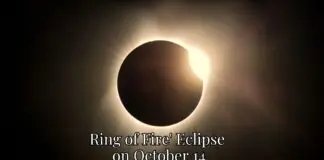 Ring of Fire Eclipse on October 14