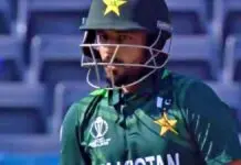 Saud Shakeel shines in Pakistan’s shaky innings, scores second fastest fifty in World Cup history Saud Shakeel scores second fastest fifty