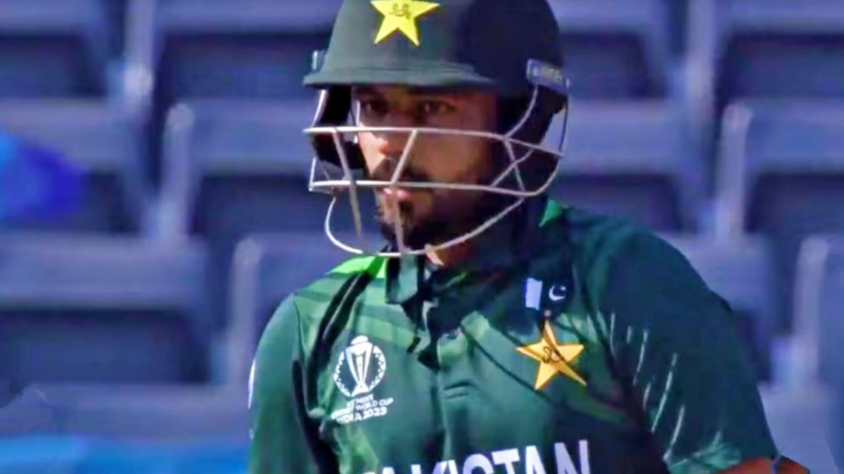 Saud Shakeel shines in Pakistan’s shaky innings, scores second fastest fifty in World Cup history