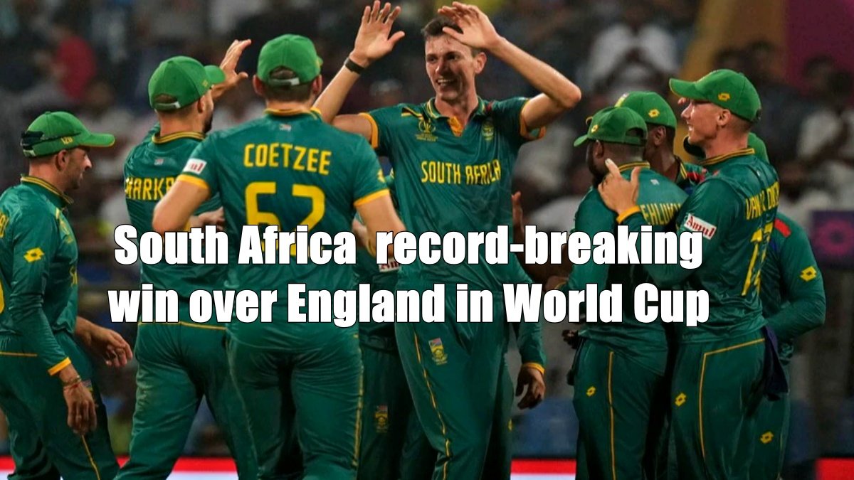 Klaasen and Jansen power South Africa to record-breaking win over England in World Cup