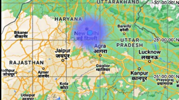 quake in Delhi